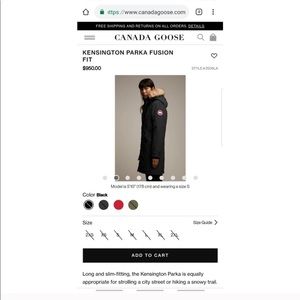 Canada goose winter coat